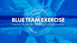 Blue Team Exercise: detection, analysis and eradication of the attack vector